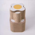 Load image into Gallery viewer, Plumeria Cat Scratching Board Combination Corrugated Tunnel Cat Toy
