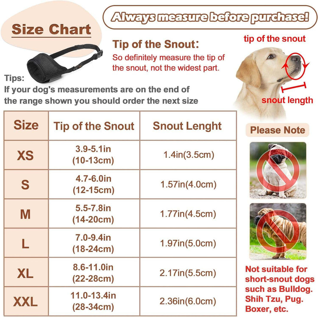 Dog Muzzle For Large Medium Small Dogs Mesh Muzzle For Dog To Prevent Biting Chewing Licking Eating Soft Dog Muzzle With Front Opening Design For Drinking Panting