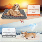 Load image into Gallery viewer, Dog Cat Bed, Cat Dog Non-Slip Mat, Extra Warm Thermal Pet Pad  Self-Heating Cat Mat Warm Thermal Pet Pad Washable Dog Crate Pad Heat Dog Cat Bed Mat Blanket Non-Slip Bottom For Outdoor And Indoor Pets
