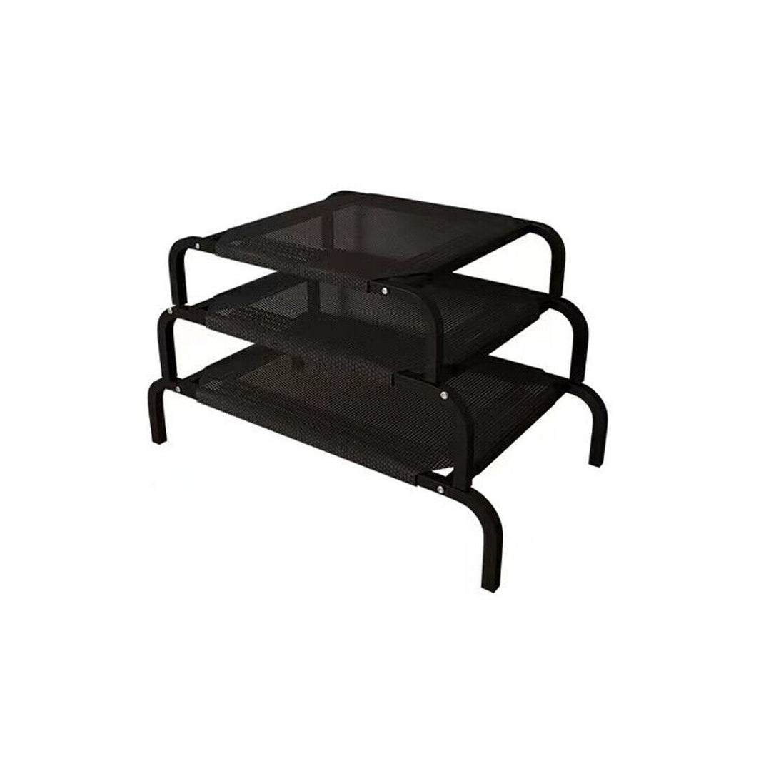 Elevated Dog Bed Pet Cat Mesh Camping Cot Indoor Outdoor UK