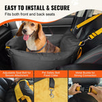 Load image into Gallery viewer, VEVOR Dog Booster Car Seat Pet Car Seat For Small Dog Up To 25lbs Black
