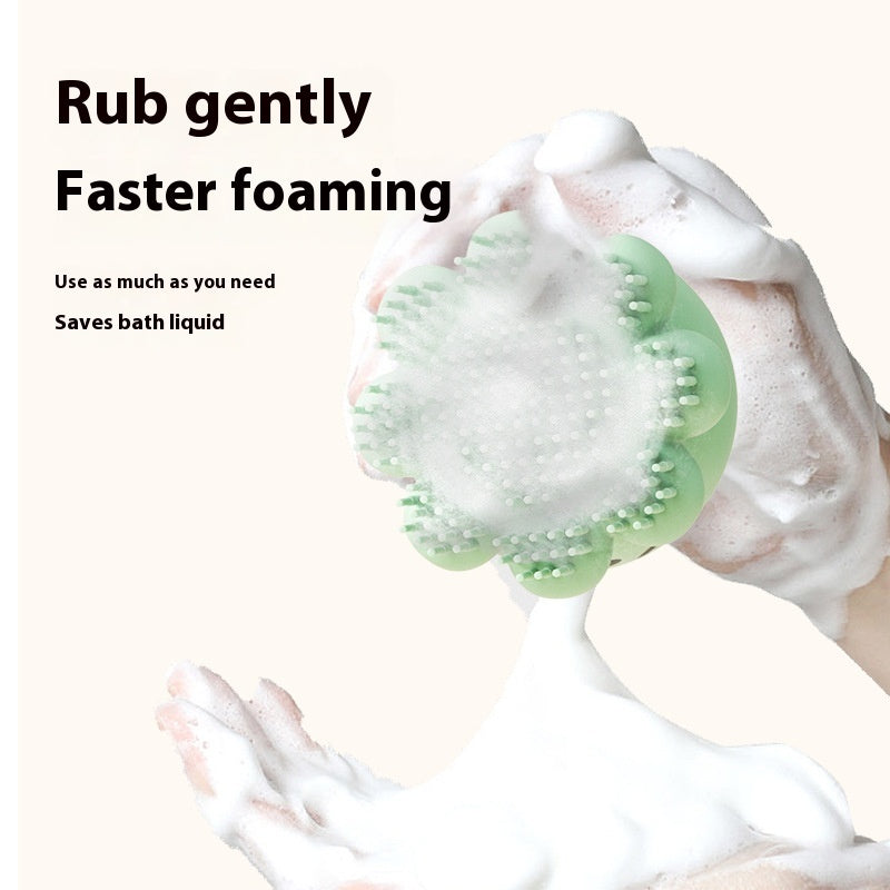 Pets shower brush silicone bath massage comb pet products