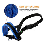 Load image into Gallery viewer, Dog Mouth Muzzle Anti Bark Dog Collar Breathable Dog Training Tool Nylon Muzzle Set With Stripes Summer Pet Leashes
