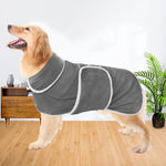 Load image into Gallery viewer, Dog Bathrobe Super Absorbent Pet Bath Towel Pajamas Coat Outfit Poodle Bichon French Corgi Big Large Medium Dog Costume
