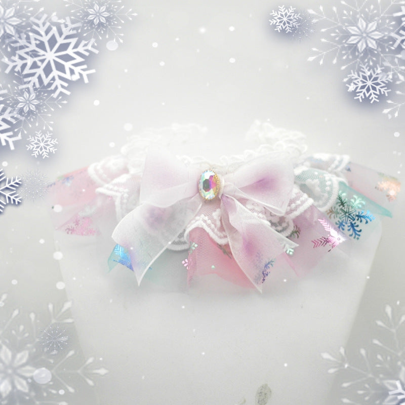 Pet Cat Dog Christmas Dream Scarf Accessories