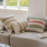 Load image into Gallery viewer, Jacquard Couch Pillow Bed Head Cushion Cover Without Core
