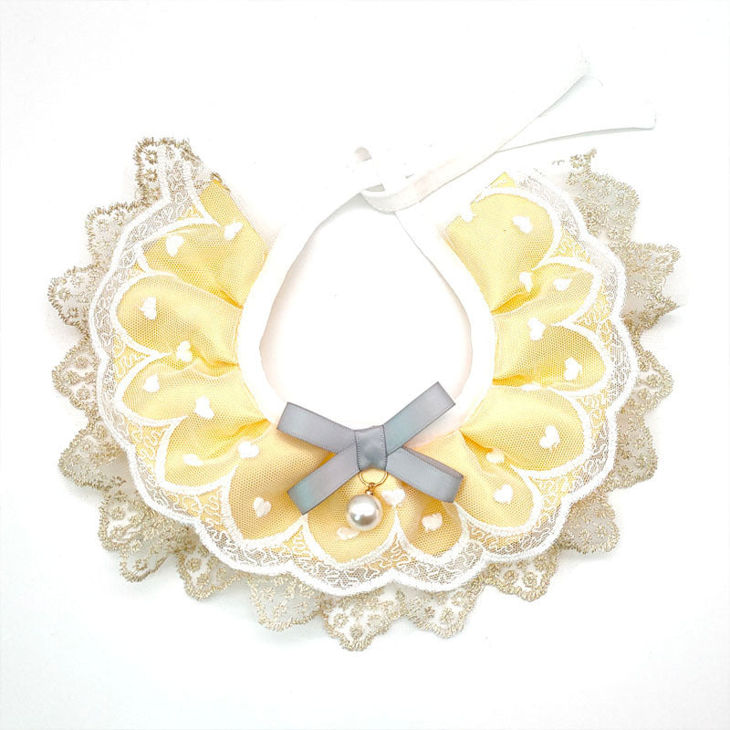 Pet accessories saliva towel cat bib