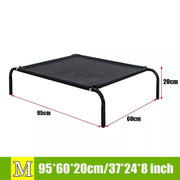 Elevated Dog Bed Pet Cat Mesh Camping Cot Indoor Outdoor UK