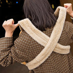 Load image into Gallery viewer, Carrier Bag Backpack Carrier Dog Travel Bag Pet Winter Outdoor Carriers Plush Reindeer Bag With Hand Warmers
