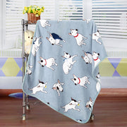 Flannel Coral Fleece Blanket Printed Air Conditioning Blanket Pet
