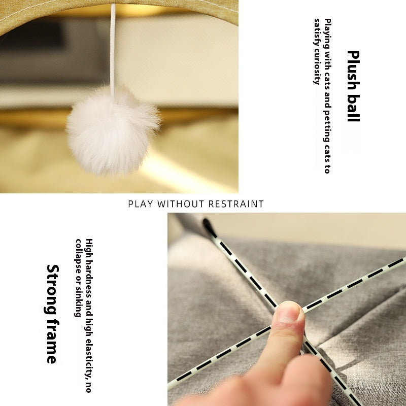 Cathouse doghouse breathable tent nest indoor outdoor universal pet room