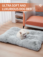 Load image into Gallery viewer, Dog Bed Mats Washable Large Dog Sofa Bed Portable Pet Kennel Long Plush House  Sleep Protector Product Dog Bed
