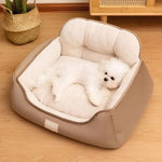 Load image into Gallery viewer, Cozy Plush Pet Bed Warm Washable Fluffy Sofa Toys Medium Dog Bed Kennel Indoor Blanket
