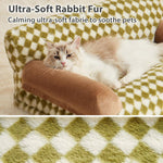 Load image into Gallery viewer, Cat Couch Bed And Dog Couch Bed Pet Couch Bed For Small Pet Cute Dog Sofa Bed Cat Sofa Pet Sofa With Non-Slip Bottom Checkered Dog Bed With Washable Cover

