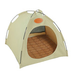 Load image into Gallery viewer, Foldable Cat Outdoor Canvas Tent
