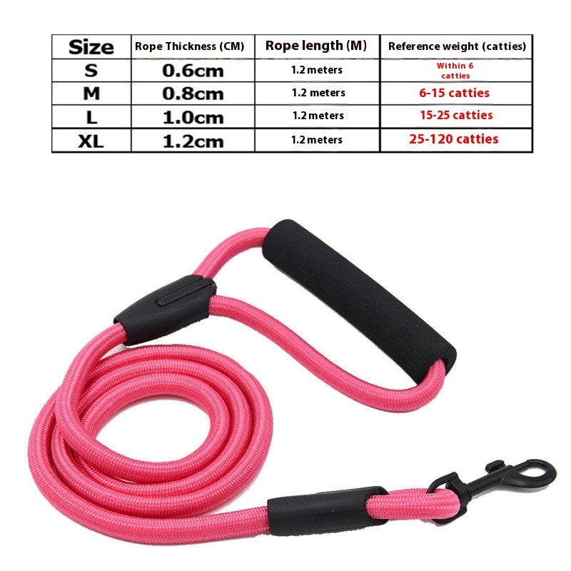 Dog hand holding rope anti slicing dog leash