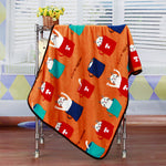 Load image into Gallery viewer, Flannel Coral Fleece Blanket Printed Air Conditioning Blanket Pet
