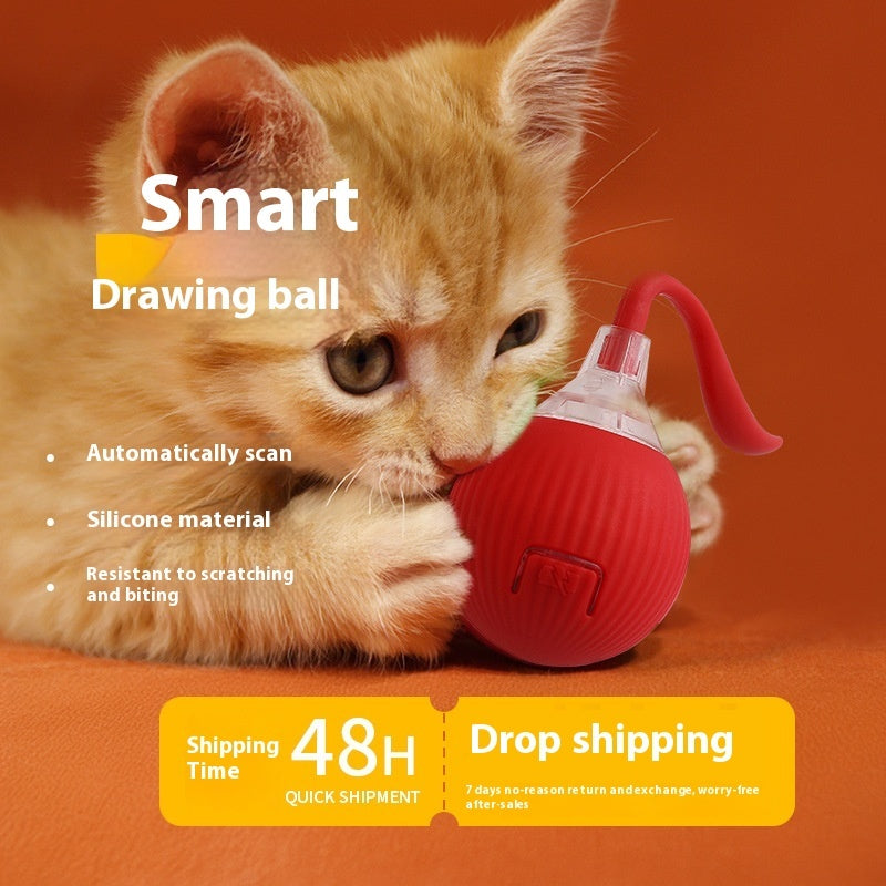 Interactive cat toy ball super drive cat rolling ball