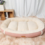 Load image into Gallery viewer, Dog Mat Pet Bed  Linen Round Nest Non-slip
