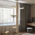 Load image into Gallery viewer, Solid Wood Column Cat Climbing Frame Toy
