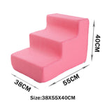 Load image into Gallery viewer, Pet Cat Sofa Steps Folding Non-slip Dog Ladder
