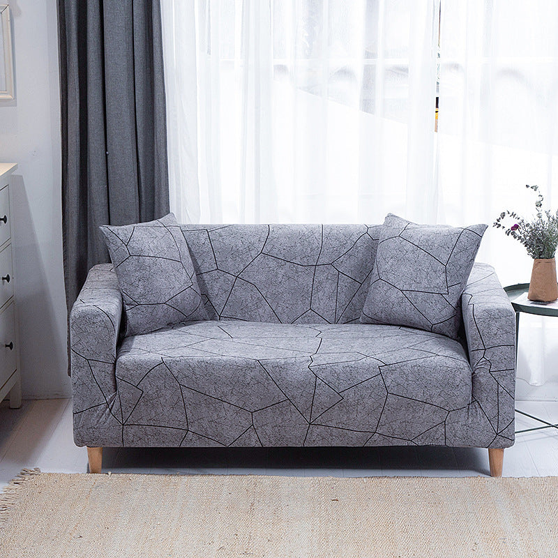 Modern Simple Elastic Combination Home Office Anti-Fouling Full Cover European Style Sofa Cover