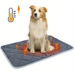 Load image into Gallery viewer, Dog Cat Bed, Cat Dog Non-Slip Mat, Extra Warm Thermal Pet Pad  Self-Heating Cat Mat Warm Thermal Pet Pad Washable Dog Crate Pad Heat Dog Cat Bed Mat Blanket Non-Slip Bottom For Outdoor And Indoor Pets
