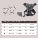 Load image into Gallery viewer, Summer Cat Chest Harness And Leash, Anti-Escape Adjustable Soft Mesh Cat Leash And Chest Harness Set For All Types Of Cats Cat Vests
