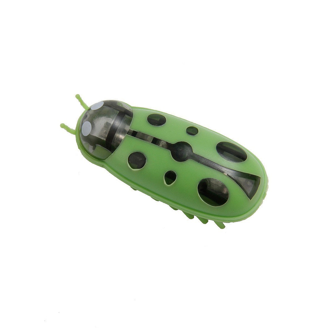 Mini Electric Bug Pet Dog Cat Toy Interactive Cute Ladybird Beetle Animal Shape Cat Toys Walking Insect Cat Playing Supplies