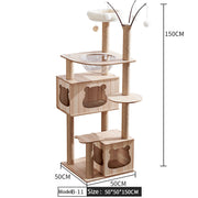 Cat Crawl Nest Scratching Board Tree Supplies Pet Toy Space Capsule