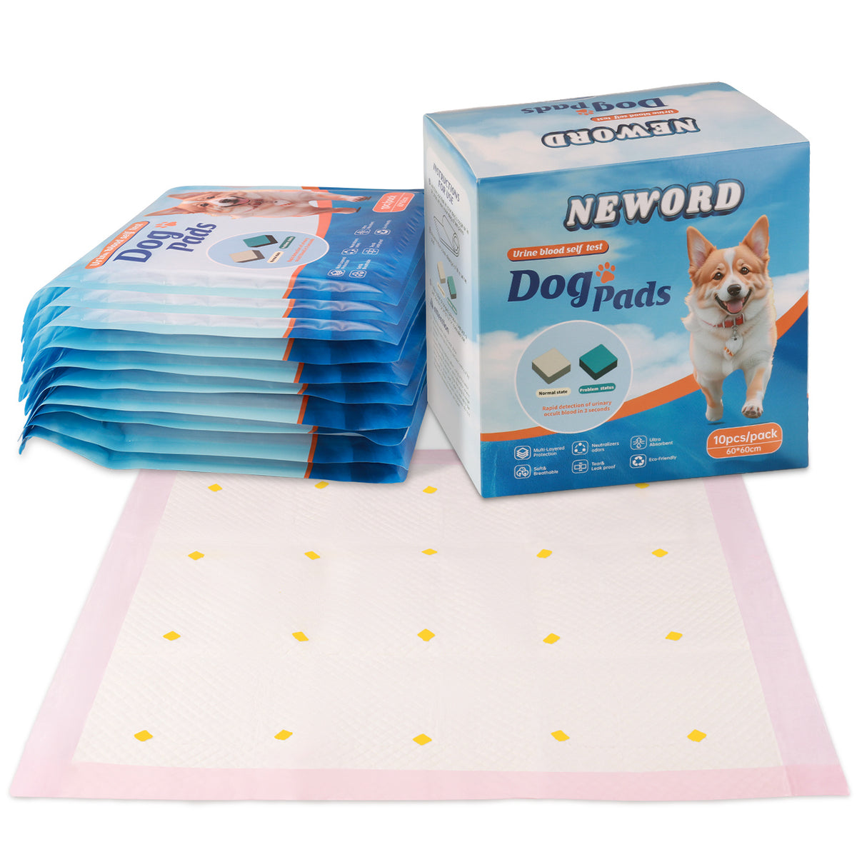 Dog detection urine pad