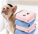 Load image into Gallery viewer, Solid Color Printed Microfiber Pet Towel
