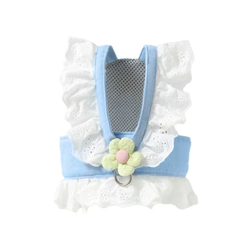 Pet leash dog collar summer clothes for cats and dogs baby dog safety rope back strap dog walking rope special for puppies