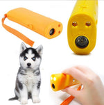 Load image into Gallery viewer, Boxed Battery-free Ultrasonic Dog Dispeller Dog Trainer Barking Dog Flashlight
