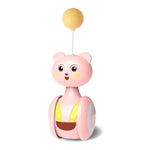 Load image into Gallery viewer, Cat Interactive Feather Toys Pet Bumbler Funny Toy Interactive Cats Toys Cat Rolling Teaser Feather Wand Toys Rotating Ball
