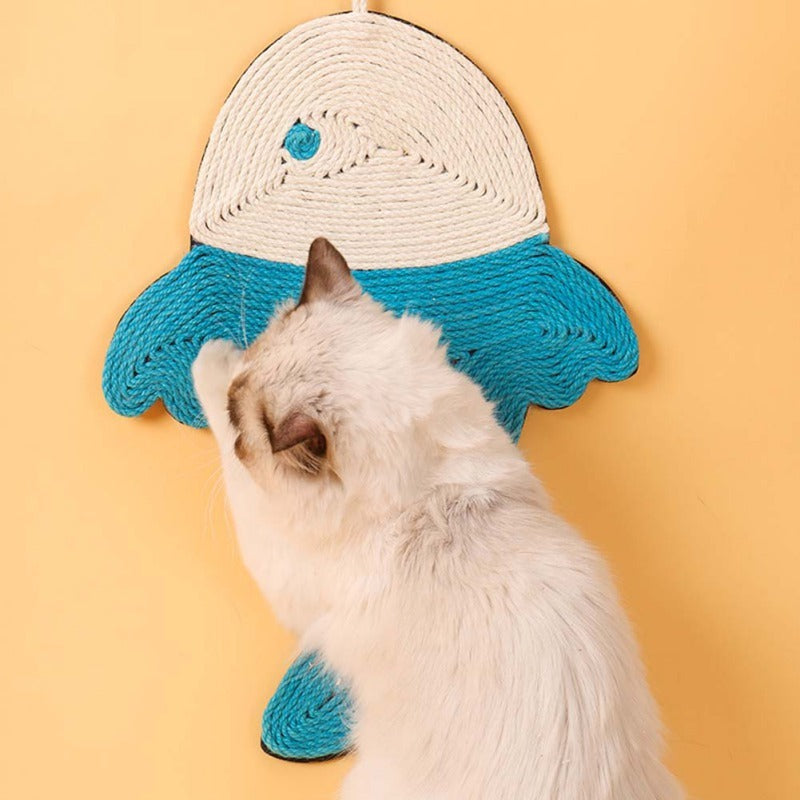 Cat scratching mat natural sisal felt durable cat scratching board cactus shaped scratcher claws grinding protect furniture