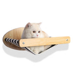 Load image into Gallery viewer, Pine Wood Cat Climbing Frame Cat Wall Hammock Staircase Room Space Capsule Cat Toy
