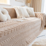 Load image into Gallery viewer, Winter Plush Anti-cat Scratch Sofa Cover Cloth
