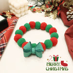 Load image into Gallery viewer, Cat Christmas Collar Scarf Halter Neck Decoration Bow Tie
